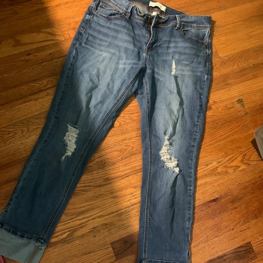 Cuffed Denim